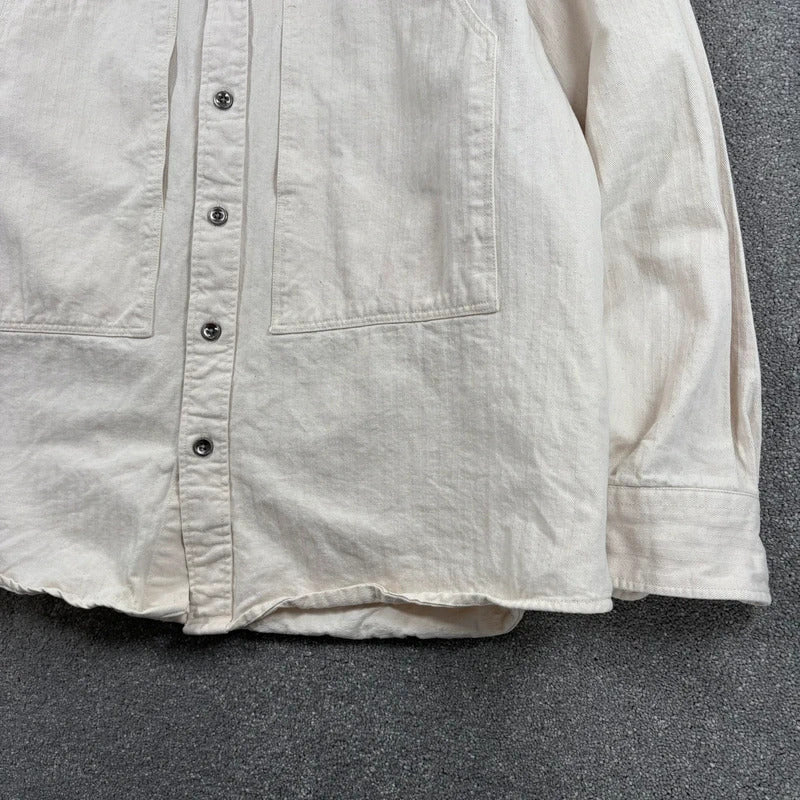 Frizmworks HBT Carpenter Shirt Natural M