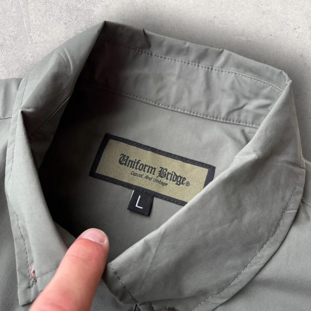 Uniform Bridge Monster Pocket SS Shirt Grey L