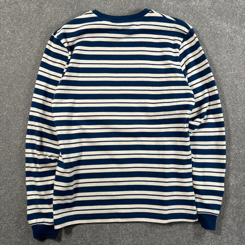 Gramicci Stripe Long Sleeve Tee Blue S