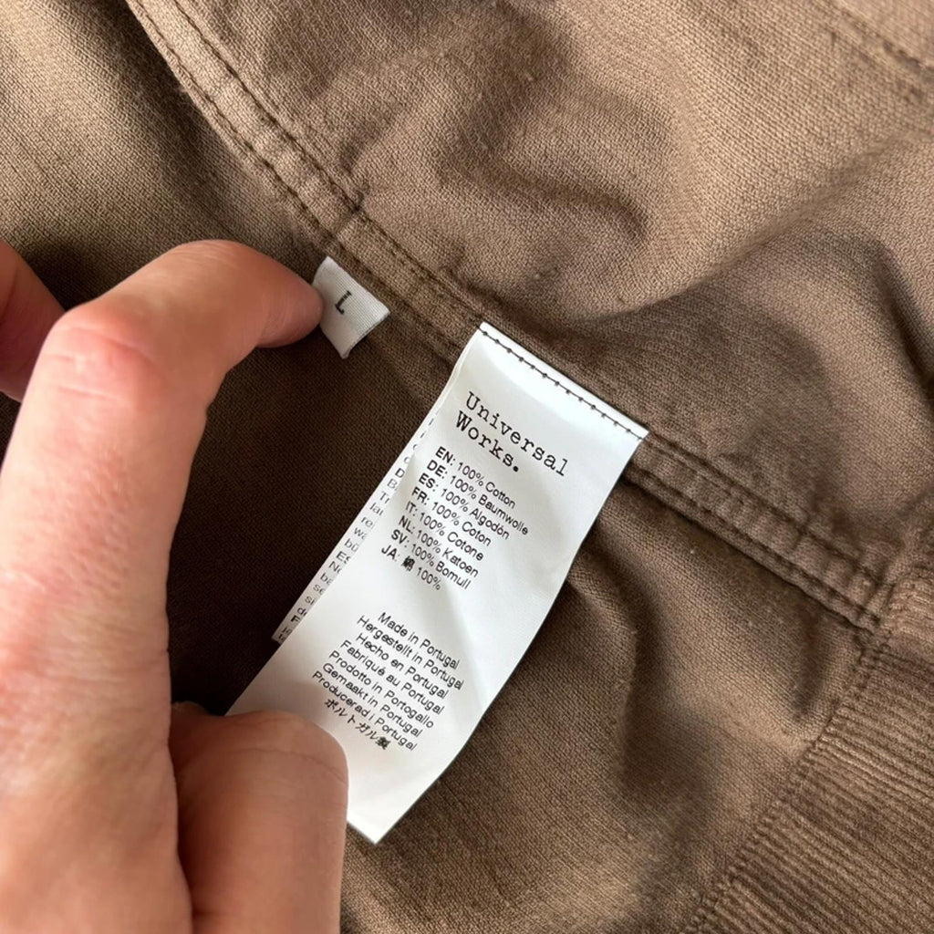 BNWT Universal Works Kyoto Work Jacket Brown Cord L