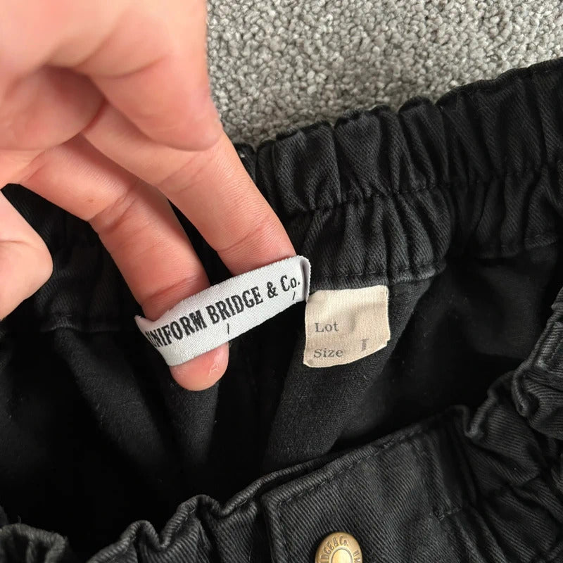 Uniform Bridge Twill Balloon Pant Black L