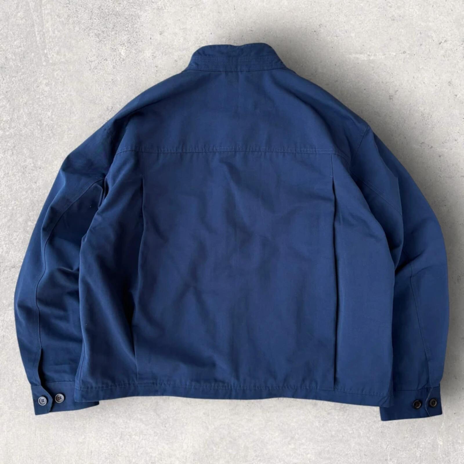 Frizmworks Check Lined Harrington Navy XL