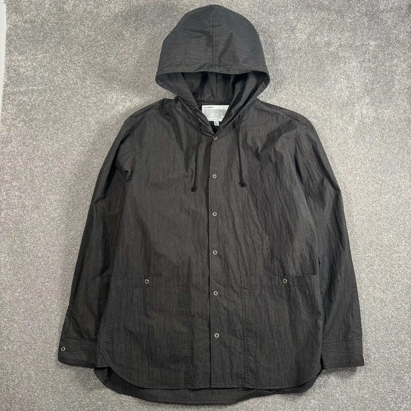 Uniform Bridge Brushed Utility Jacket Black L
