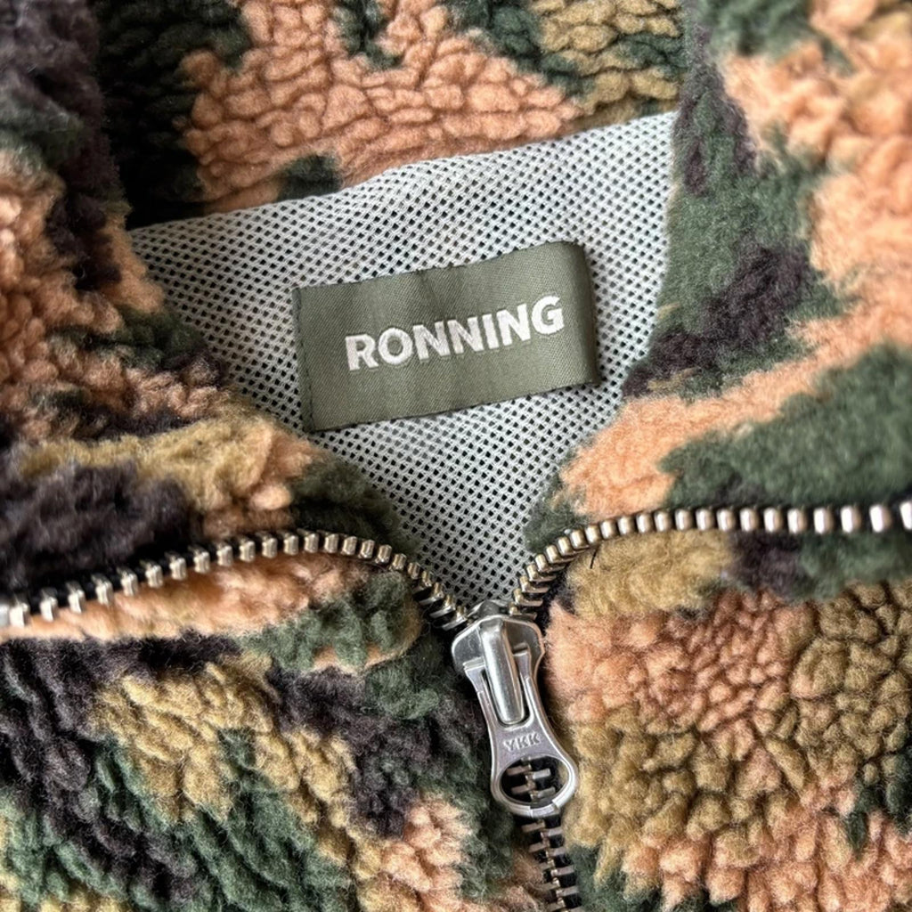 Ronning Seclusion 500gsm Camo Fleece Quarter Zip Forest M