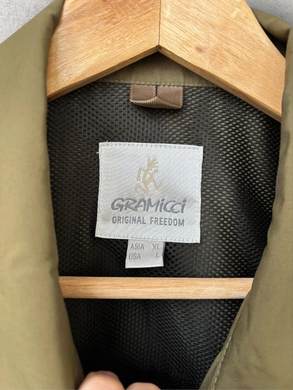 Gramicci Nylon Overshirt Khaki Size L
