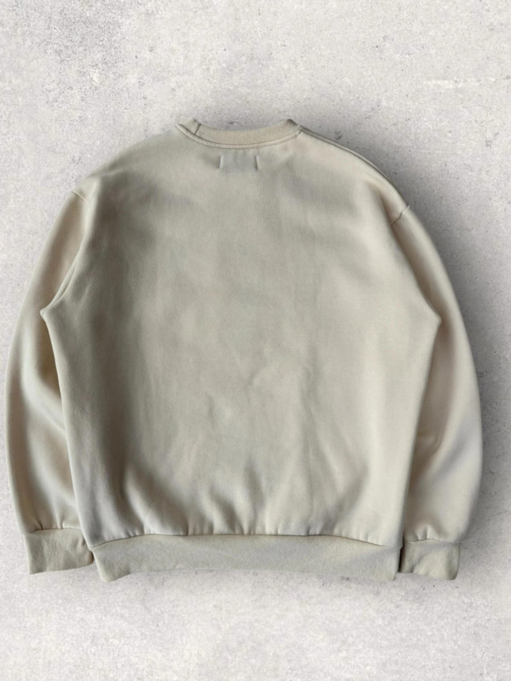 Cash Only Jeans Crewneck Sweatshirt Cream Size L