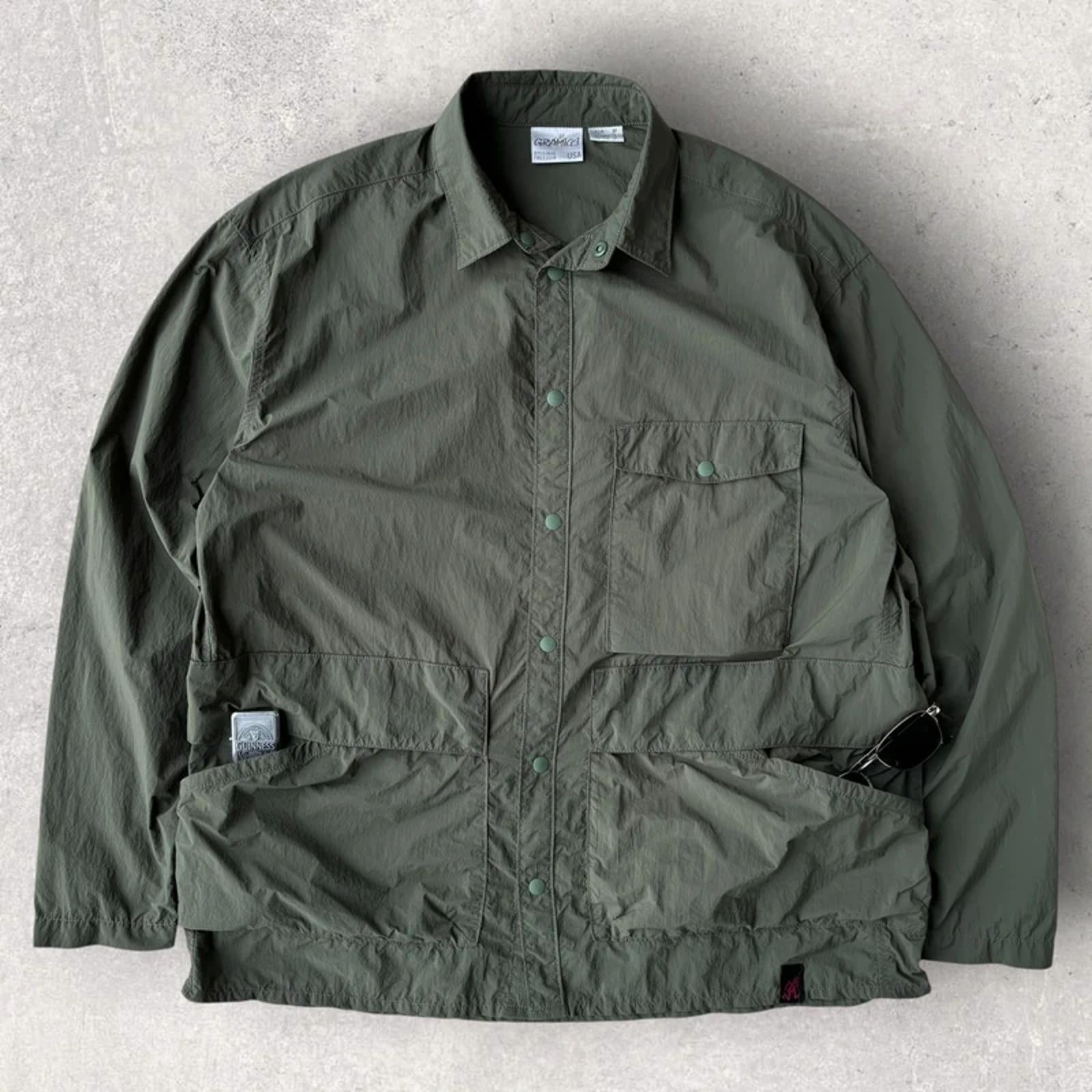 Gramicci Lightweight Utility Shirt Olive M Gorpcore