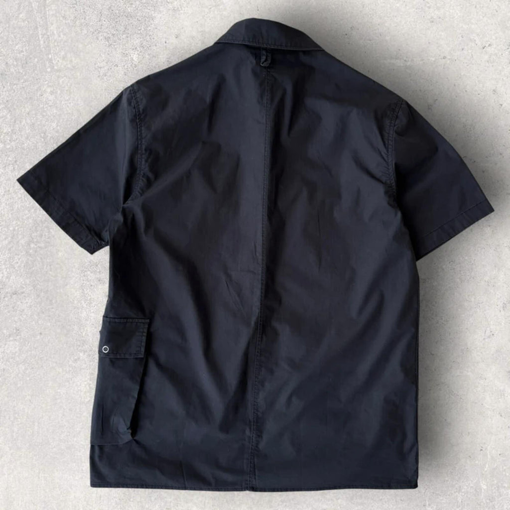 Uniform Bridge Bermuda Fishing Shirt Black L