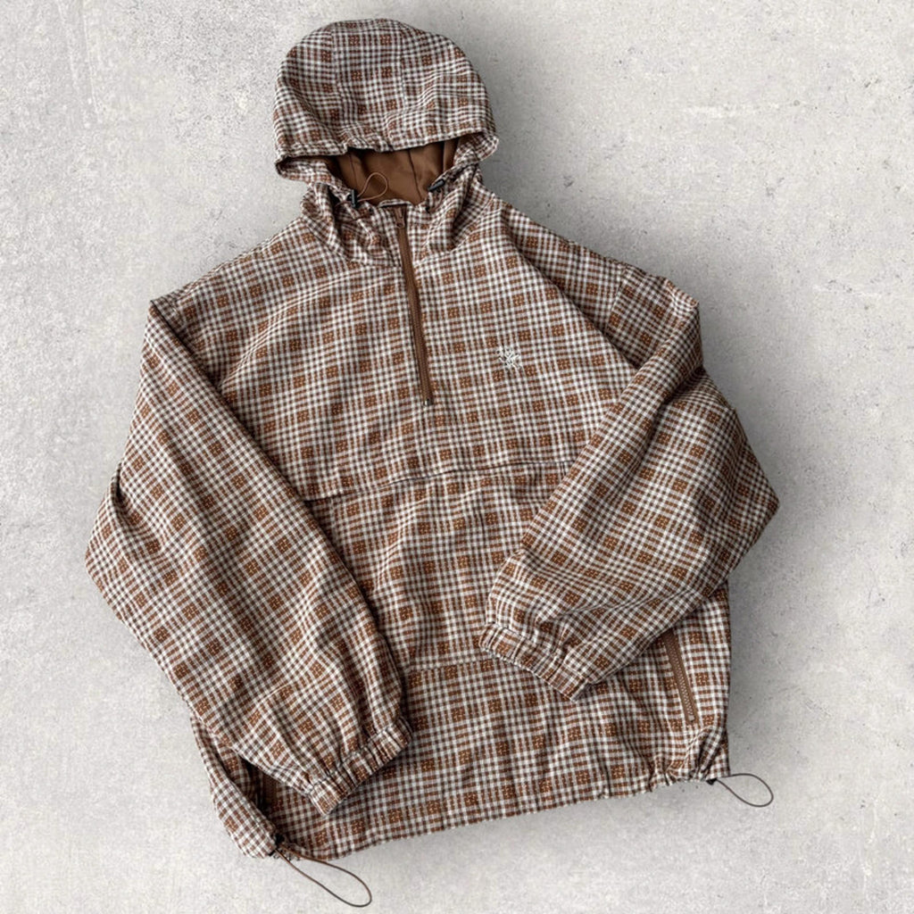 Ayker Natural Check Anorak Jacket Beige L