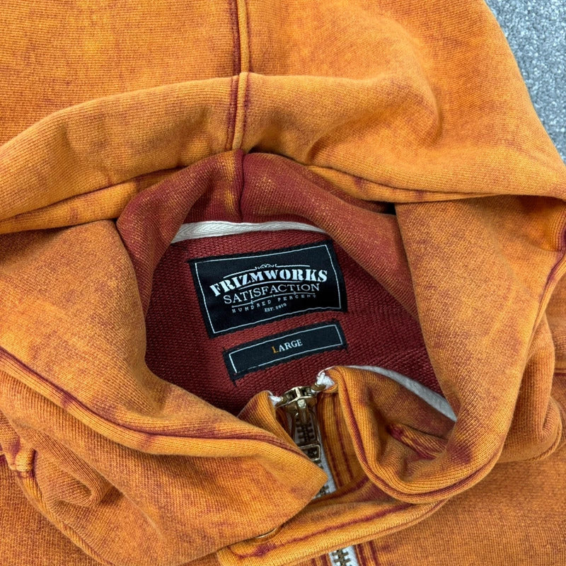 Frizmworks Vintage Dye Weighted Hoodie Sunset L
