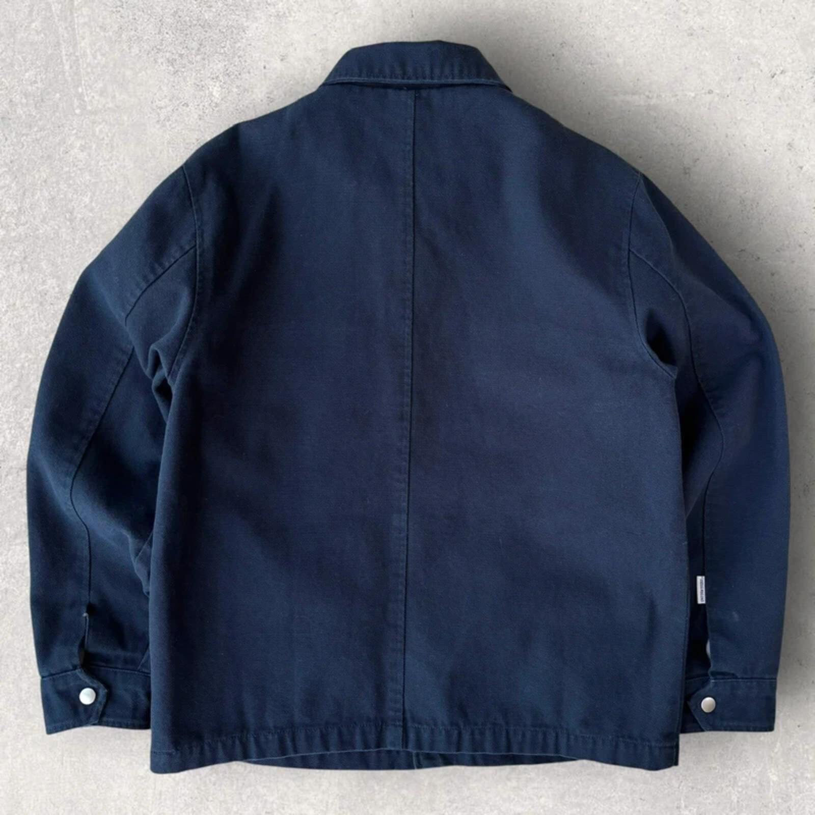 Uniform Bridge Detroit Canvas Jacket Navy M
