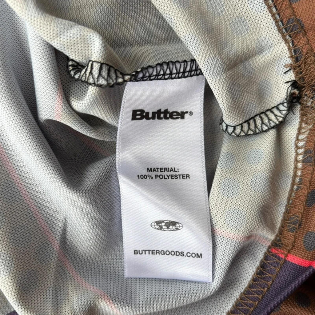 Butter Goods Football Jersey Long Sleeve Beige M