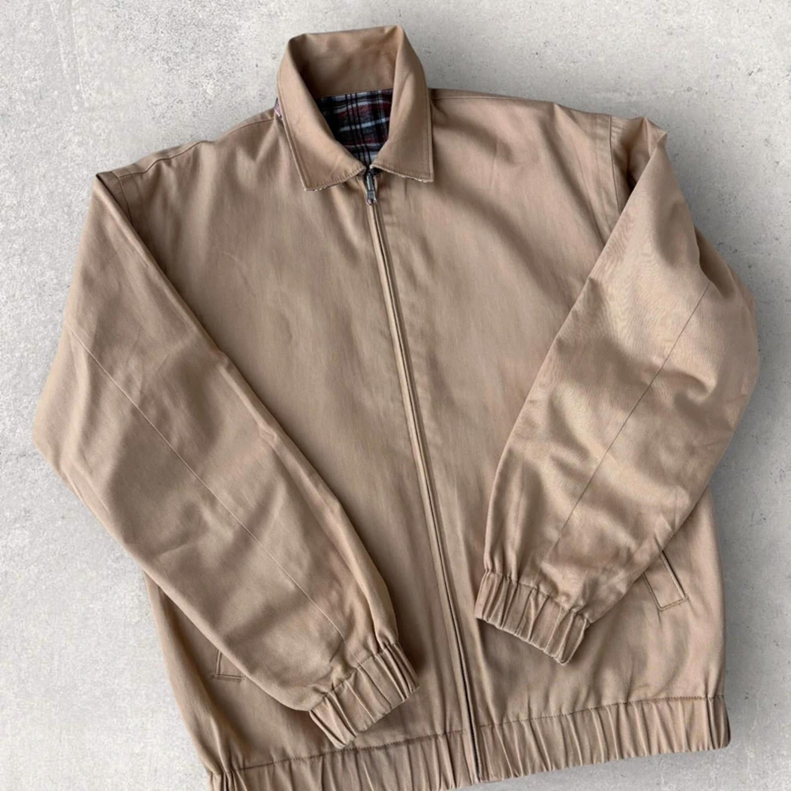 Pendleton Reversible Check Harrington Jacket Beige L Japan Import