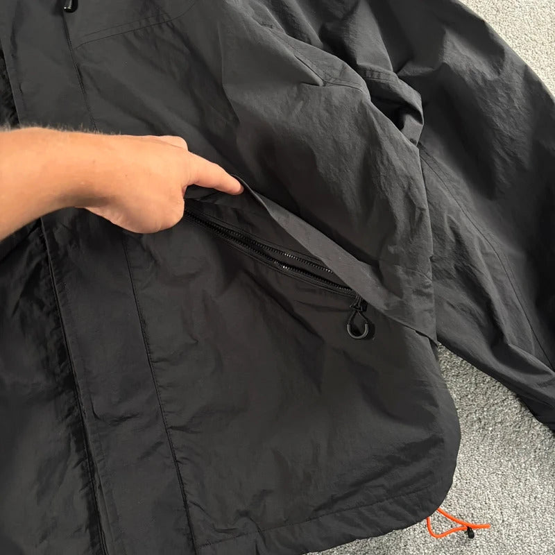 Uniform Bridge Technical Windbreaker Black M