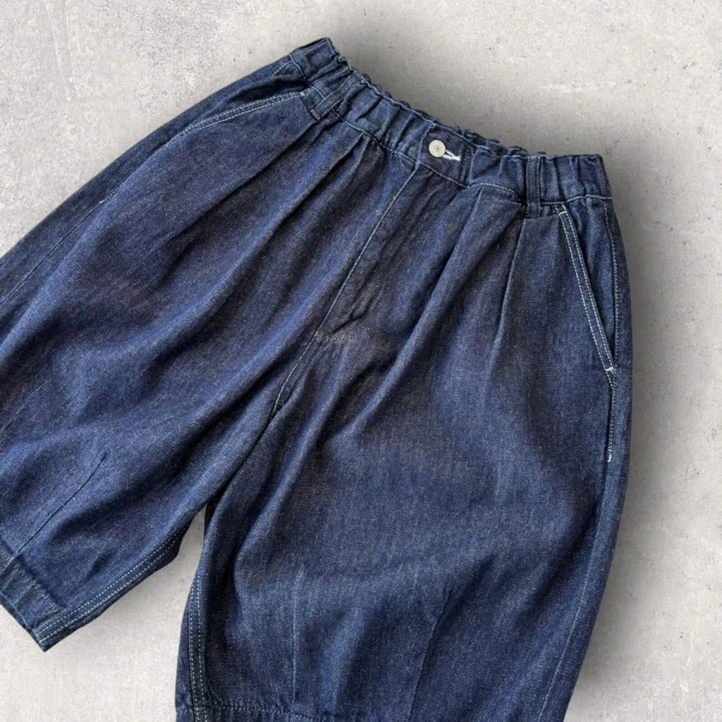 Uniform Bridge Baggy Indigo Denim Short M
