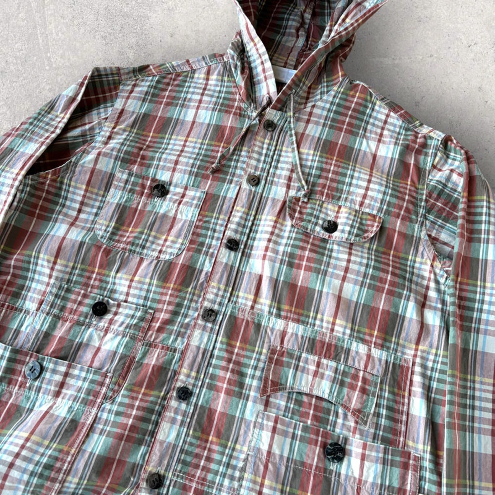 Hai Sporting Gear Vintage Issey Miyake Plaid Windbreaker M