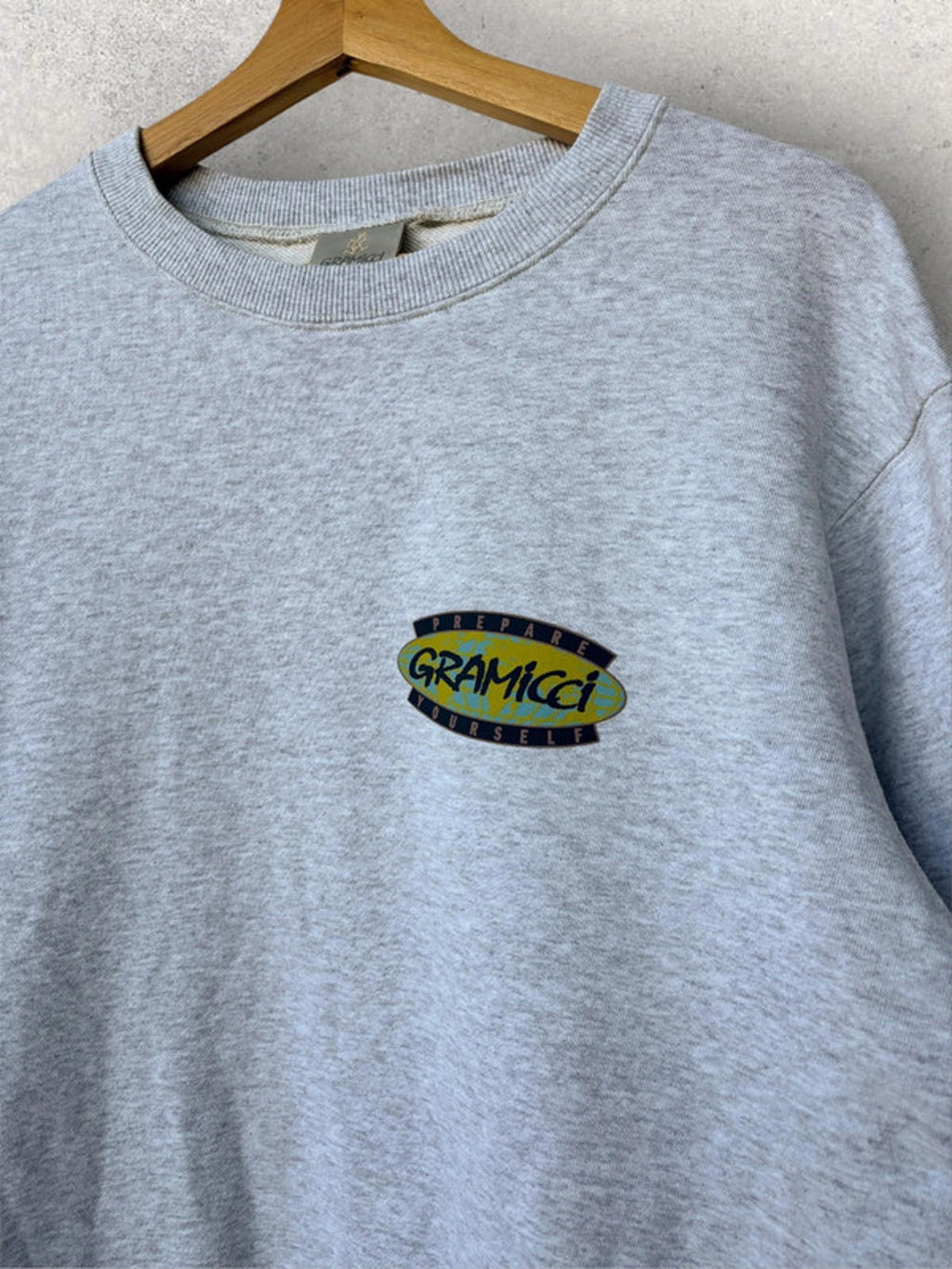 Gramicci Prepare Yourself Graphic Sweatshirt Grey Size M