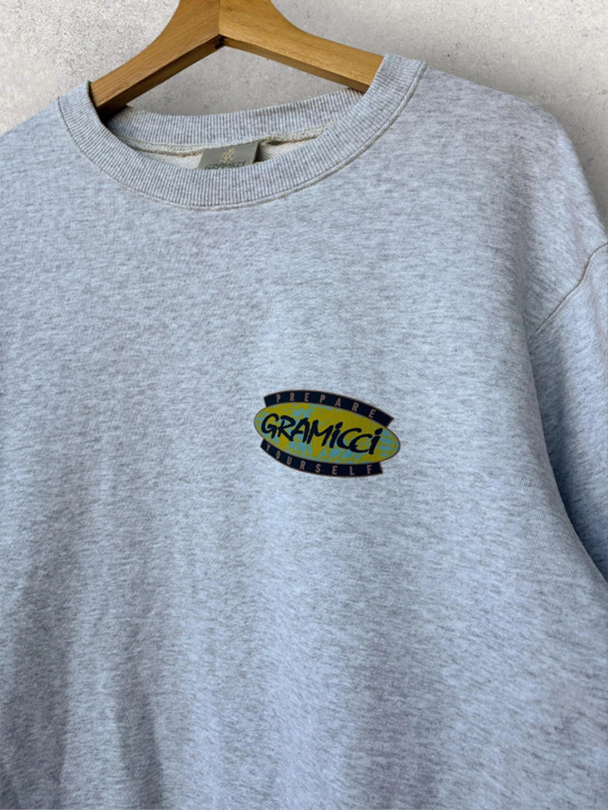 Gramicci Prepare Yourself Graphic Sweatshirt Grey Size M