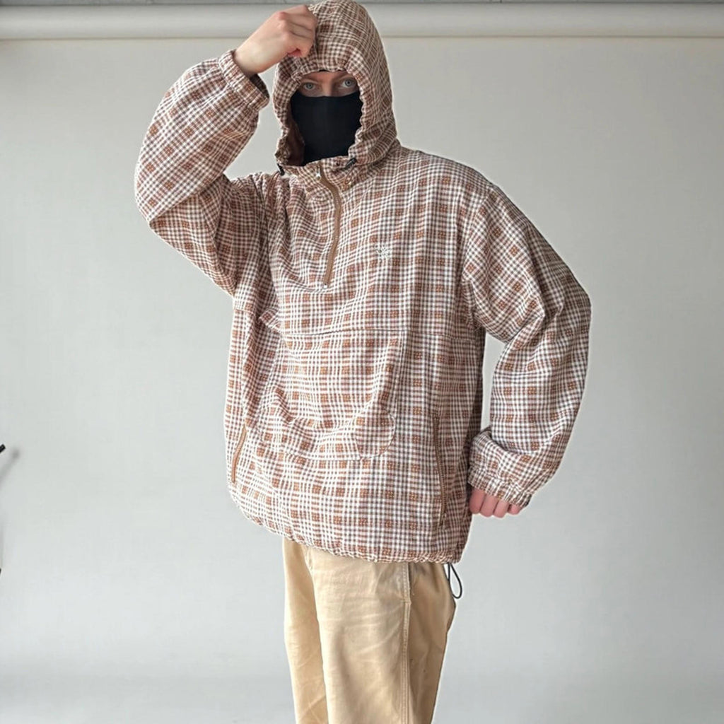 Ayker Natural Check Anorak Jacket Beige L