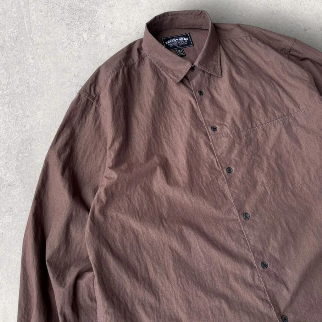 Frizmworks Soft Touch Relaxed Shirt Brown L