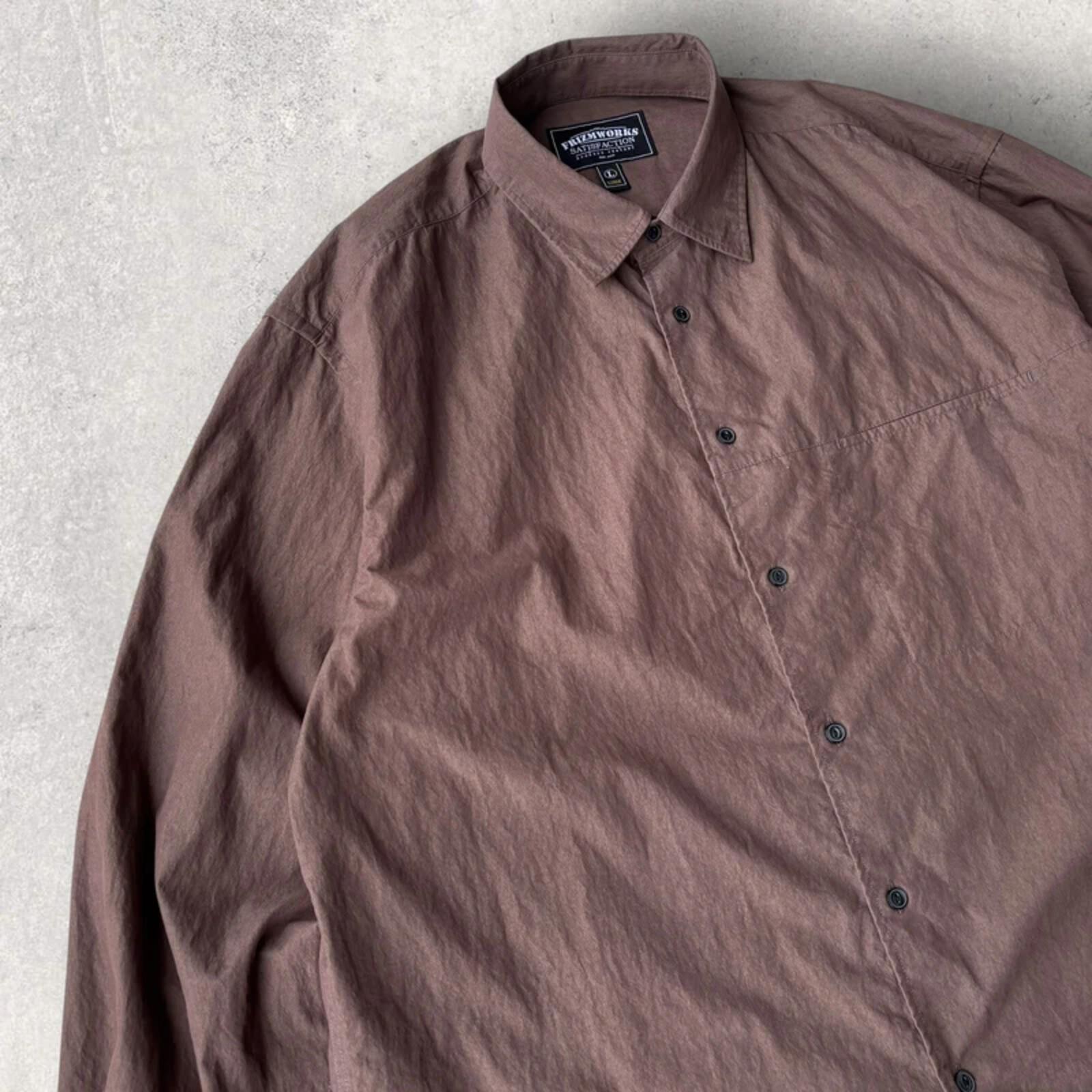 Frizmworks Soft Touch Relaxed Shirt Brown L