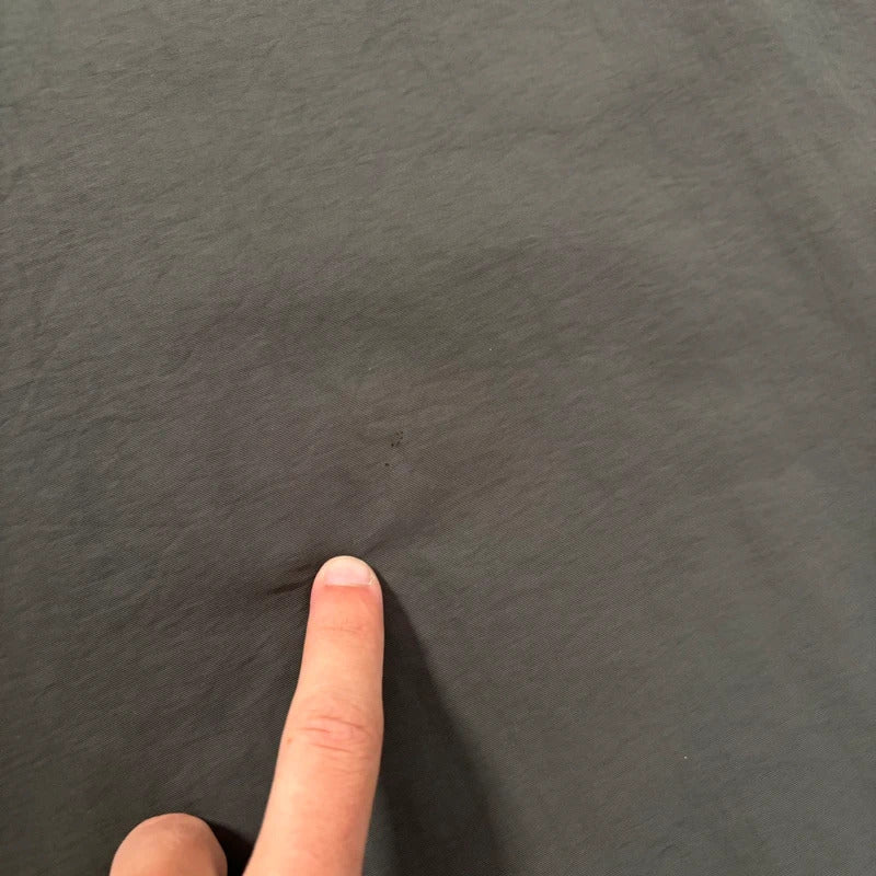 Anglan Brushed Nylon Oversized T Shirt Grey XL