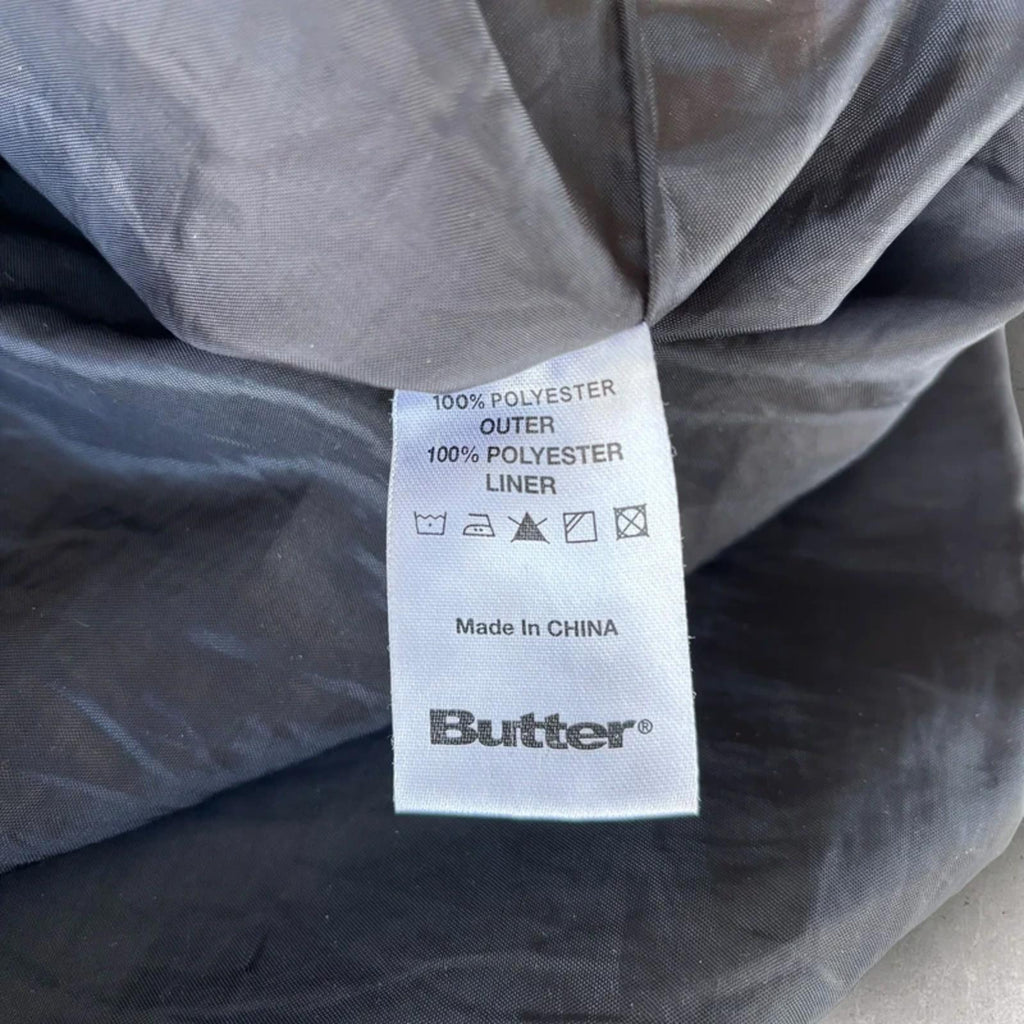 Butter Goods Zip Flannel Overshirt Red M