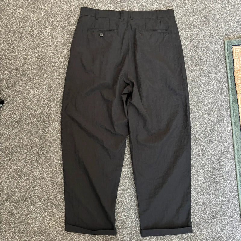 NoManual Pleated Nylon Pant Black W32