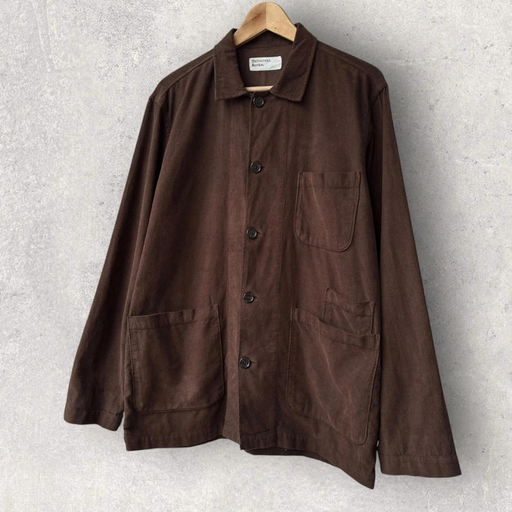 Universal Works Bakers Utility OverShirt Brown M