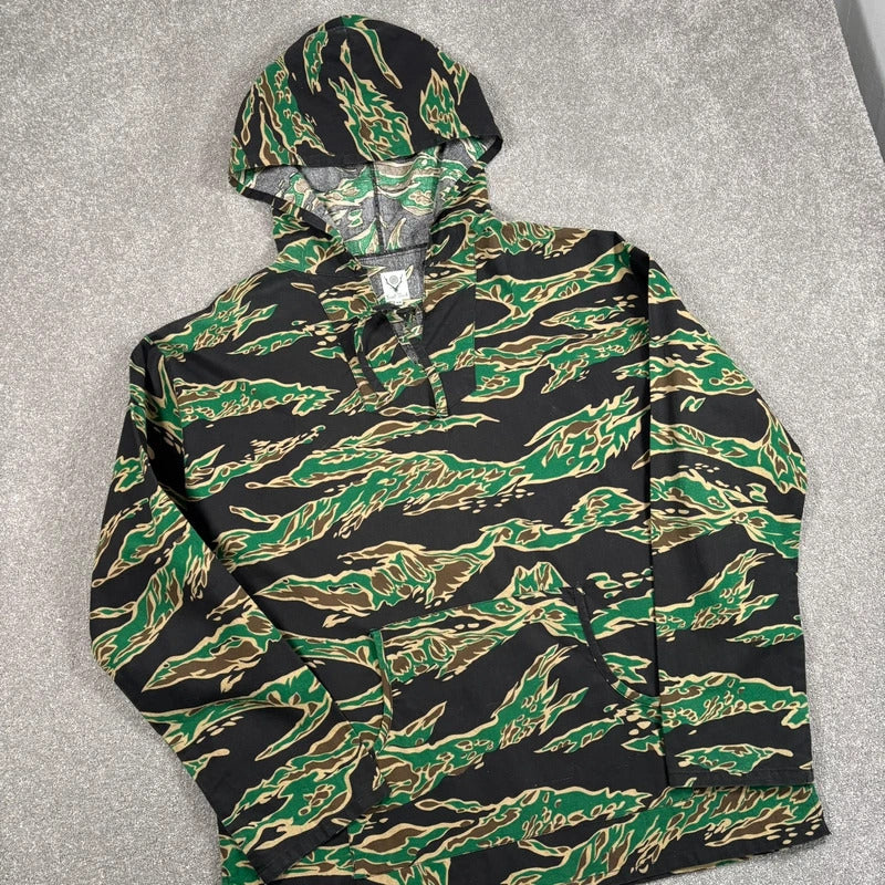 South2 West8 Tiger Camo Mexican Parka L