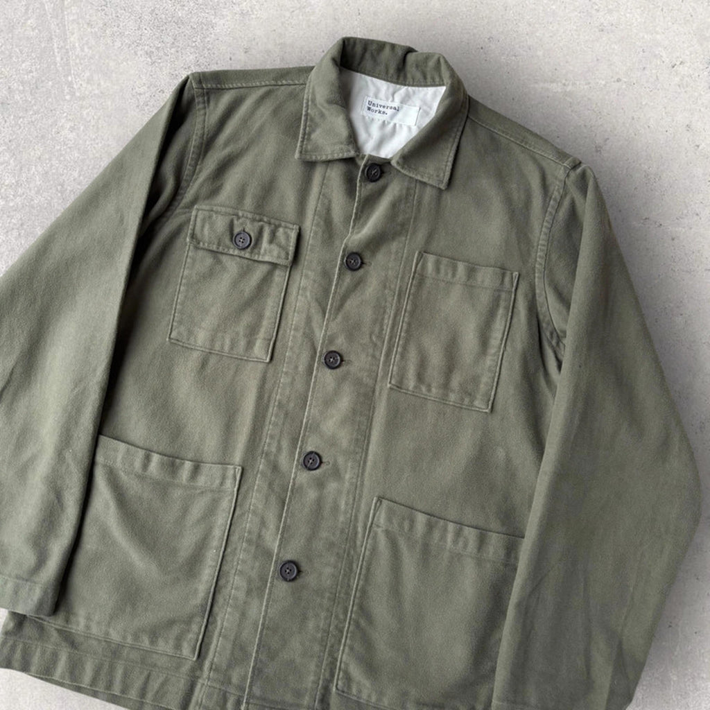 Universal Works Utility Overshirt Green S