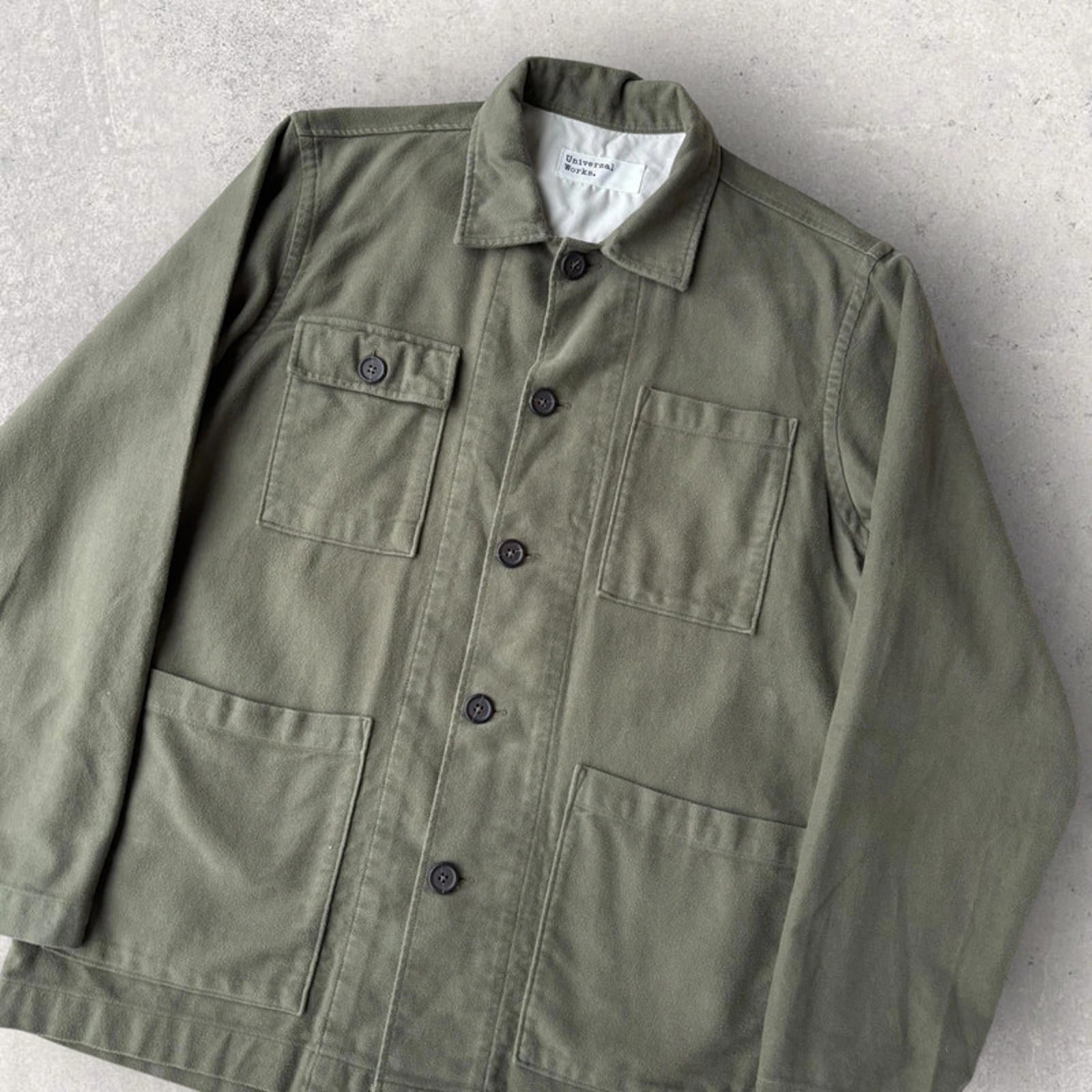 Universal Works Utility Overshirt Green S