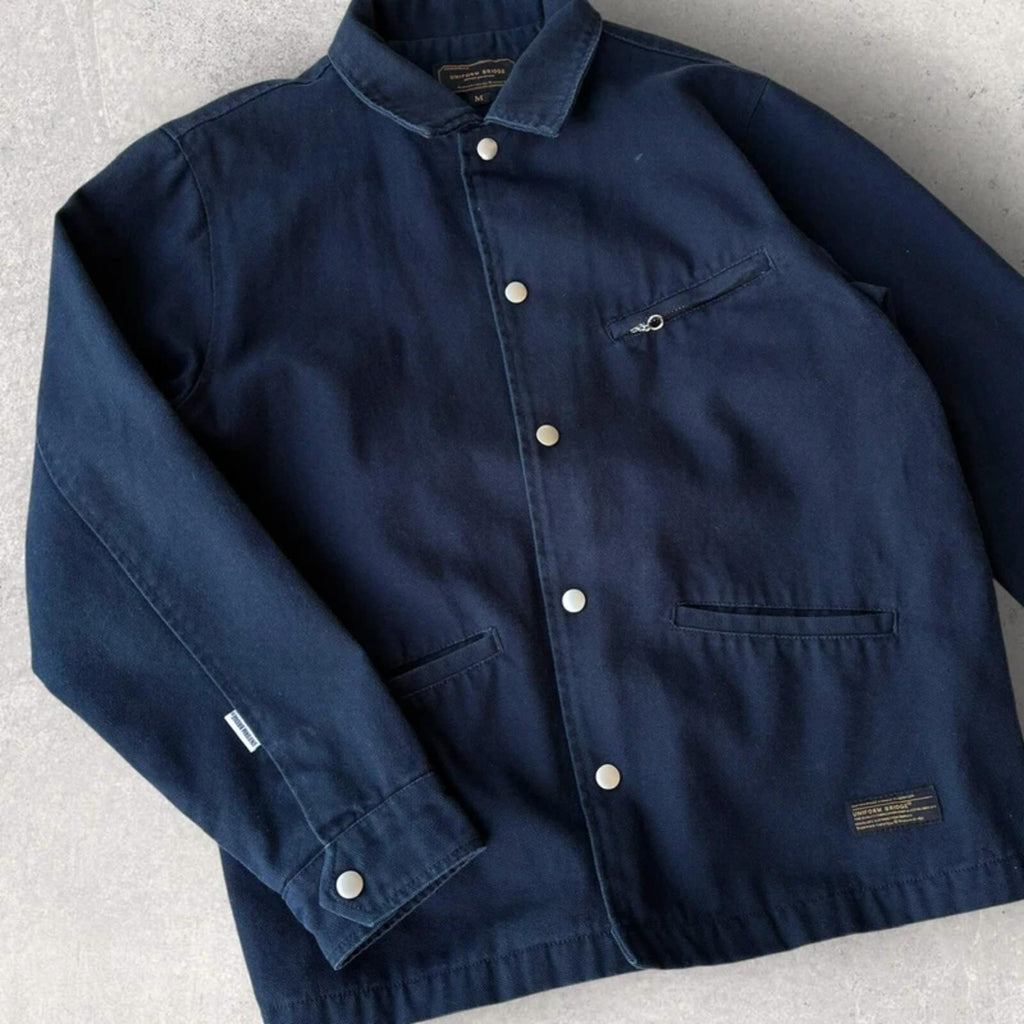 Uniform Bridge Detroit Canvas Jacket Navy M
