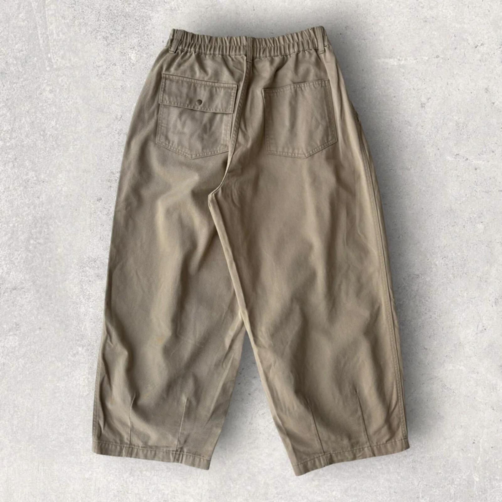 Uniform Bridge Wide Balloon Pant Beige M
