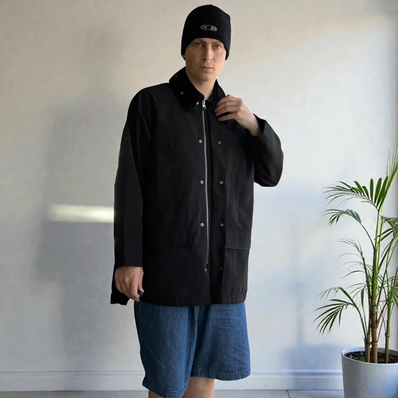Uniform Bridge Mid Length Utility Coat Black L