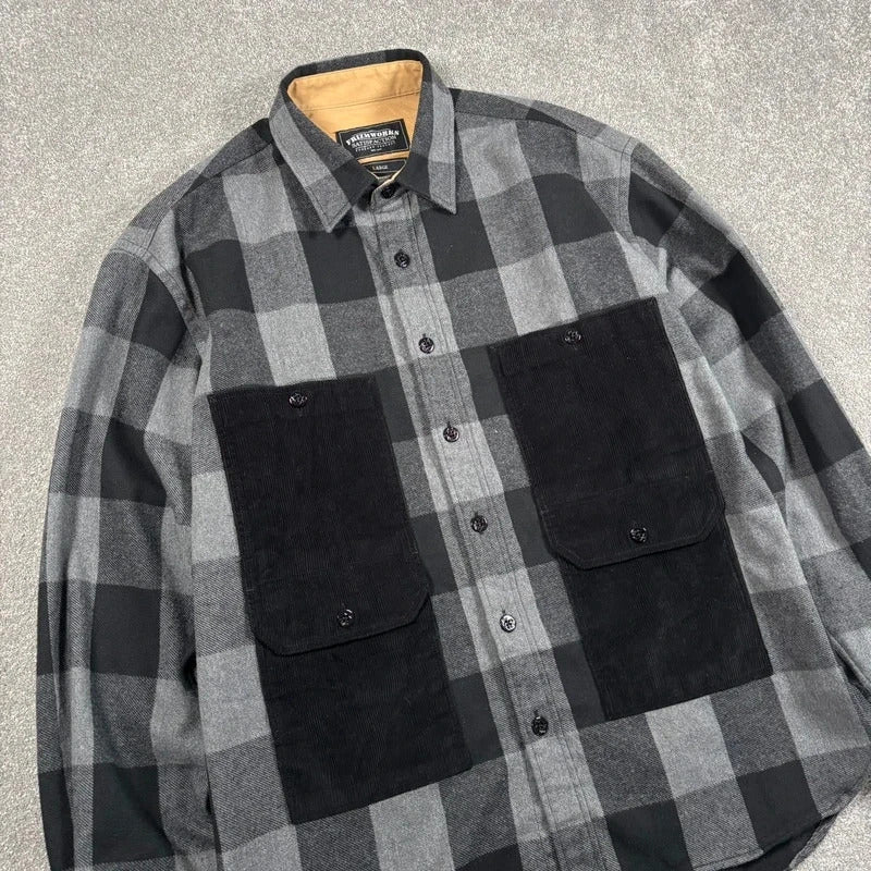 Frizmworks Buffalo Hunting Shirt Grey Black L