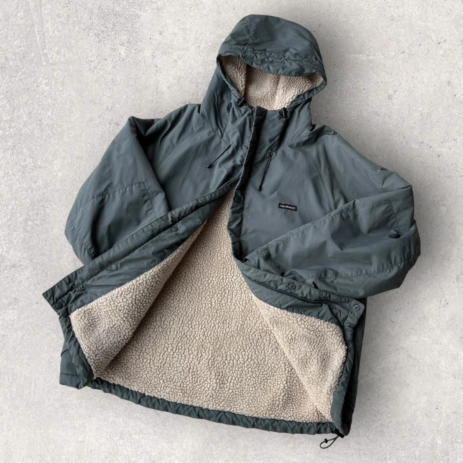 Gramicci Fleece Lined Mountain Parka Blue S Japan Import Gorpcore