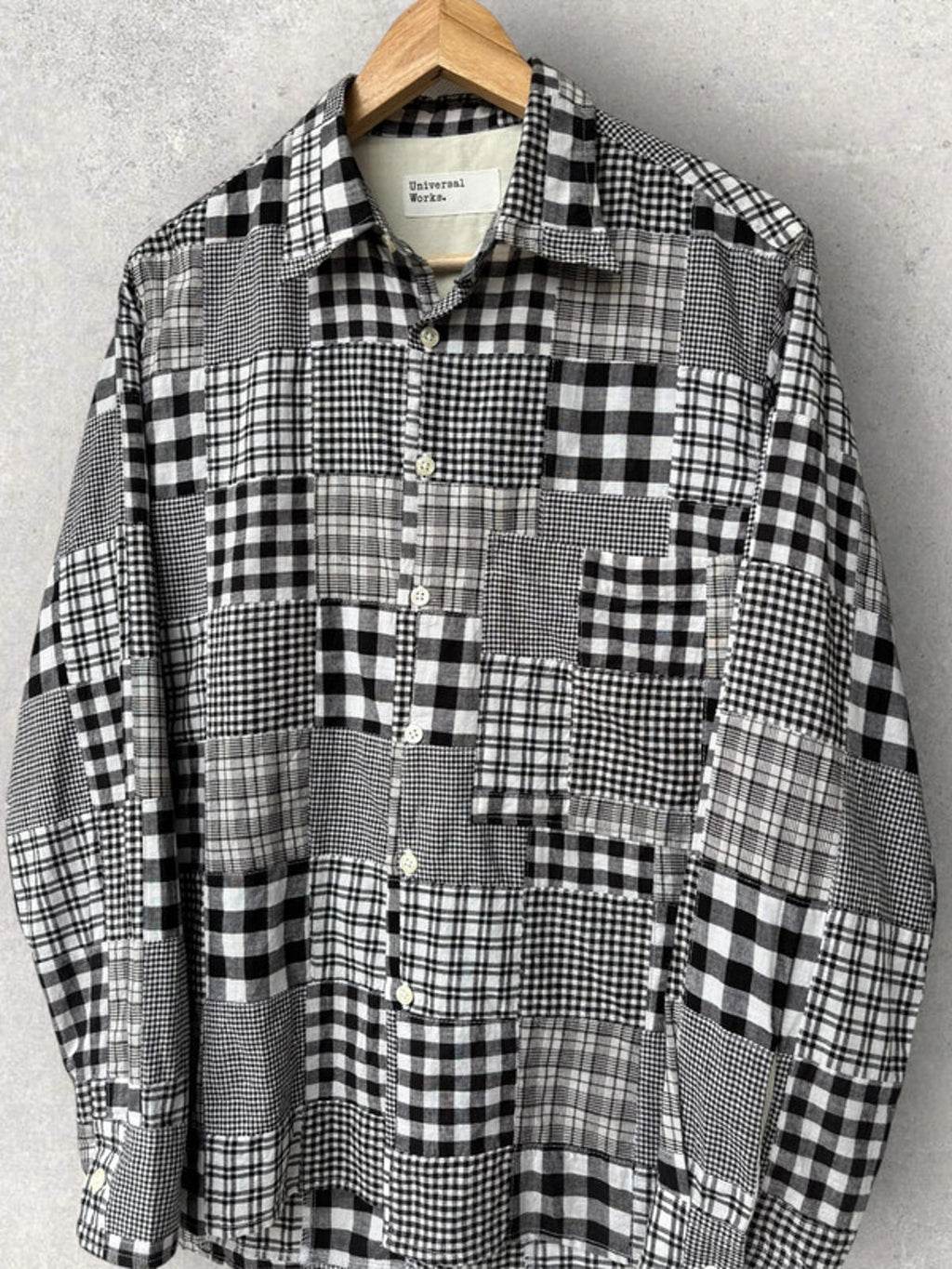 Universal Works Patchwork Shirt Black Size S