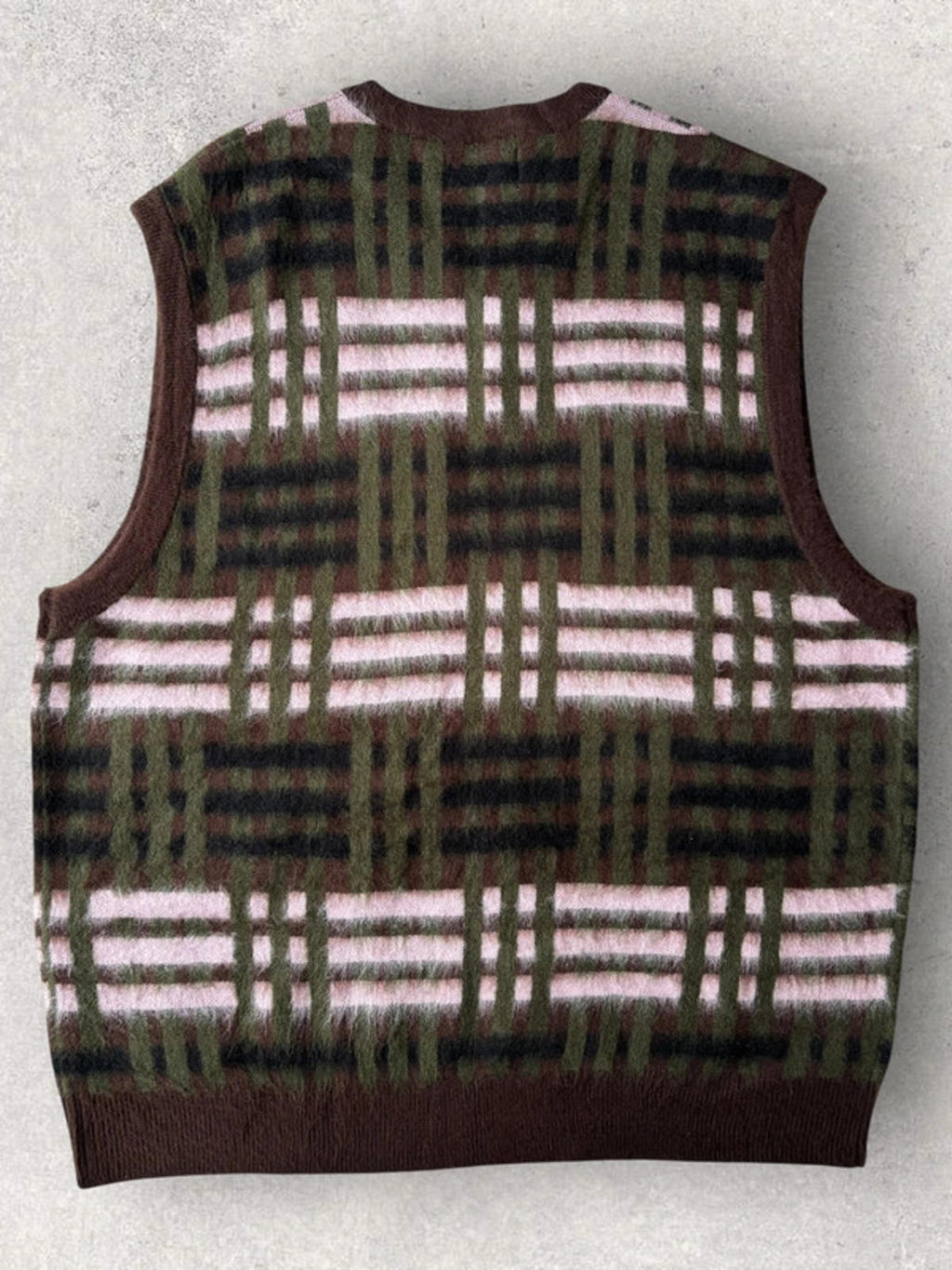 BNWT Butter Goods Weave Knitted Vest Chestnut XL