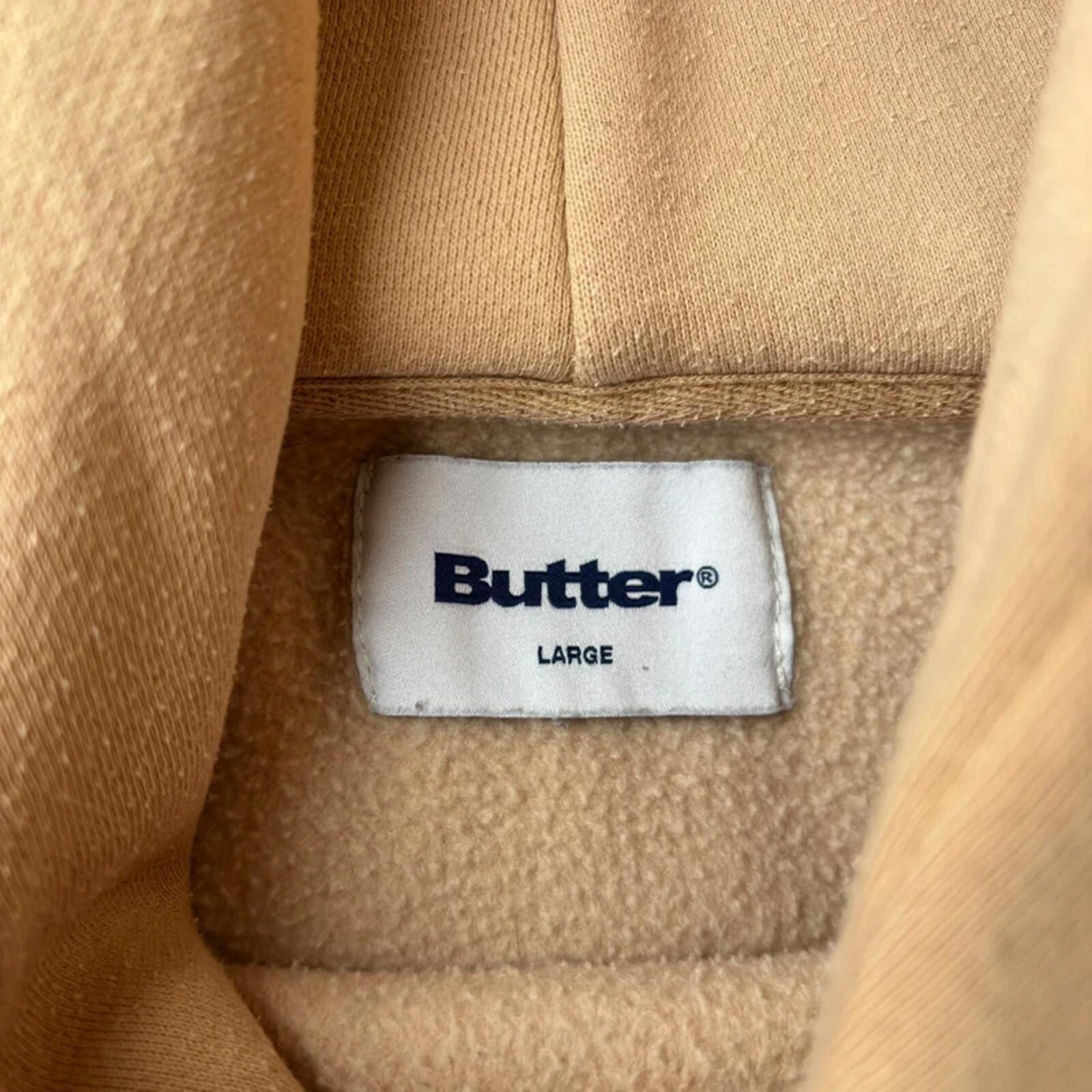 Butter Goods Graphic Pullover Hoodie Beige L
