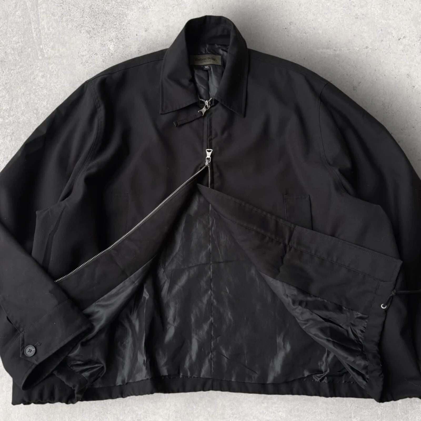 Uniform Bridge Cropped Boxy Harrington Black XL