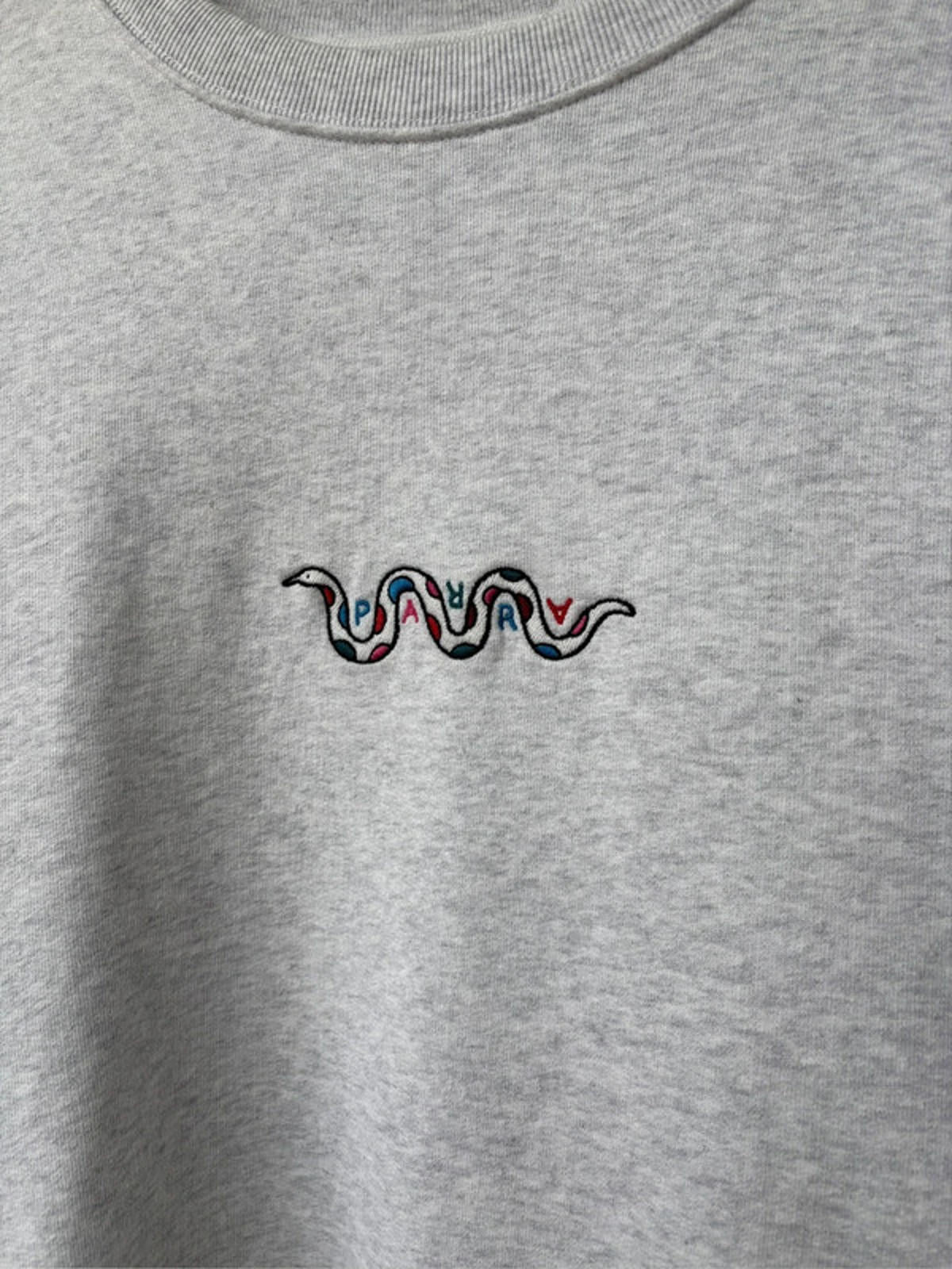 Parra Eve’s Garden Graphic Crew Sweater Grey Size M