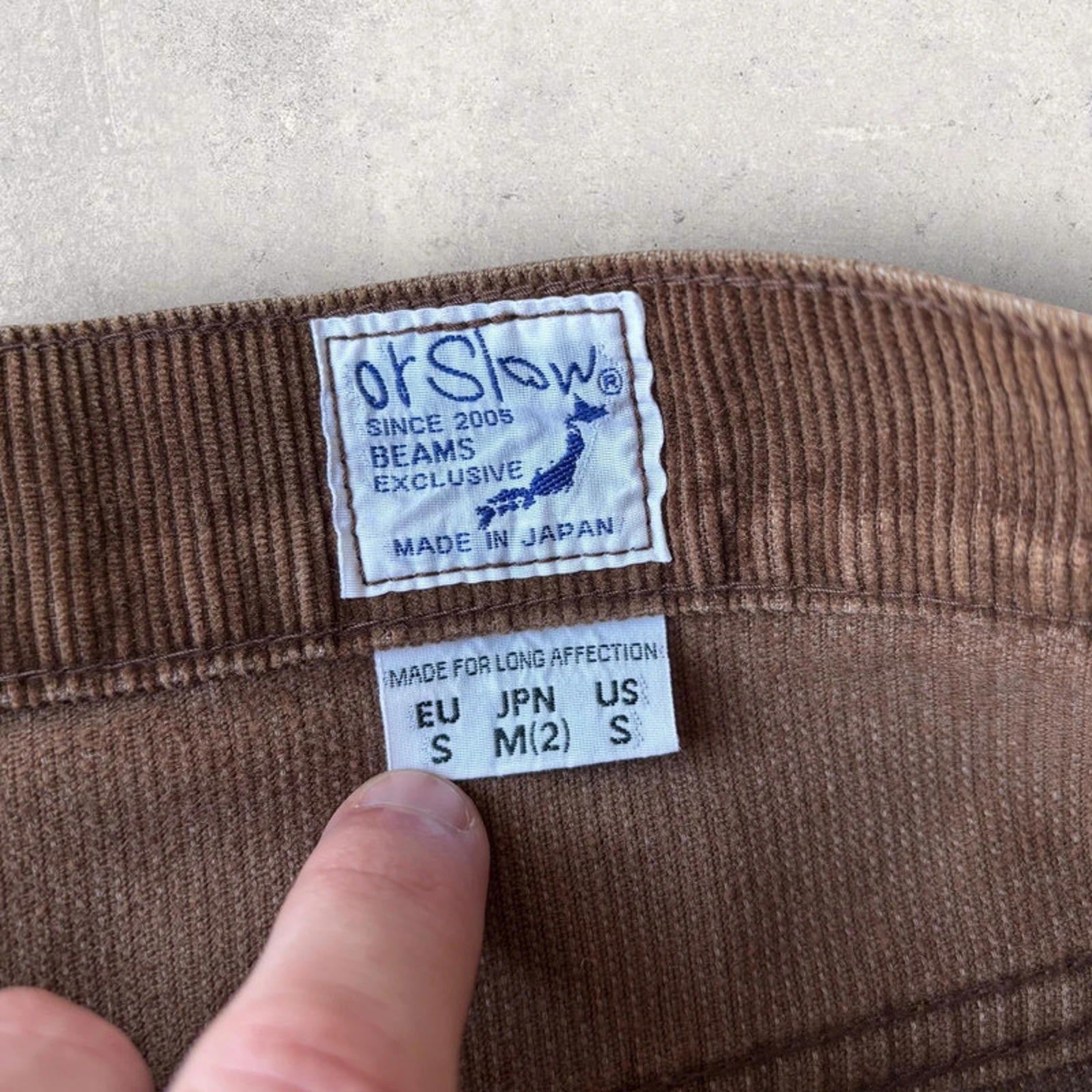 Orslow Cropped Cord Trouser W30