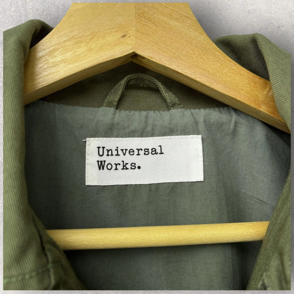 Universal Works Cotton Bakers Utility Jacket Olive Size M