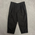 Uniform Bridge Pleated Wide Tapered Pant Black L