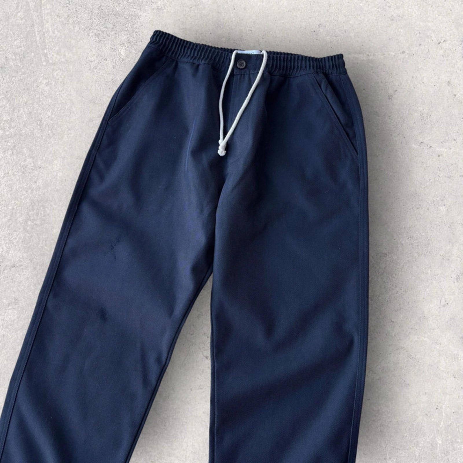 Universal Works Navy Twill Track Pants W32