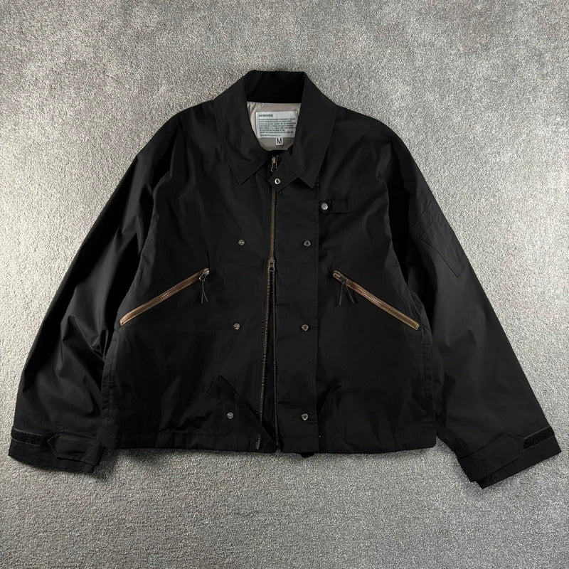 Uniform Bridge Cropped M65 Harrington Black M