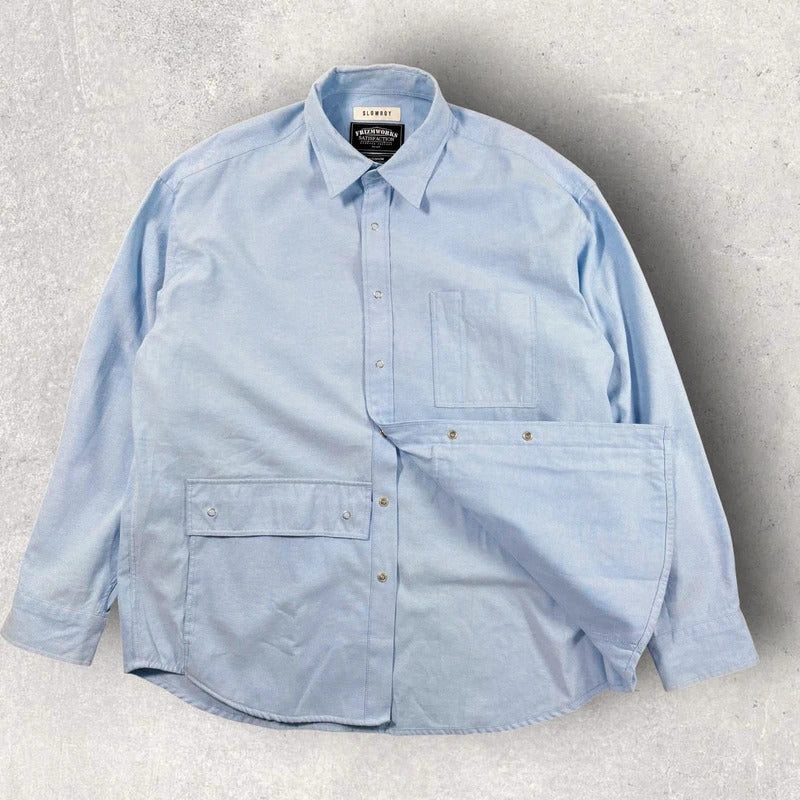 Frizmworks X Slowboy Chambray Shirt Blue M