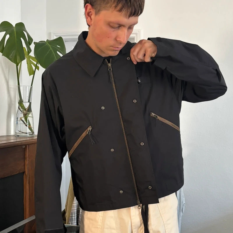 Uniform Bridge Cropped M65 Harrington Black M