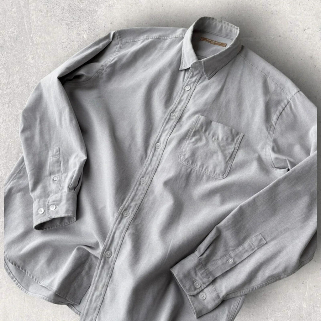 Frizmworks Oversized Oxford Shirt Grey XL